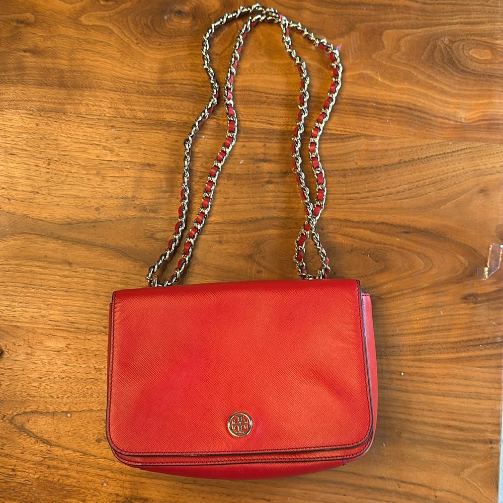 Tory Burch Robinson convertible Saffiano leather shoulder bag